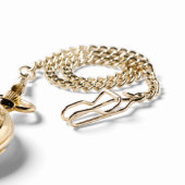 MONTRE FUCHSIA ROSE FLEURIES BLANCHES AVEC LE COEUR (Chaîne)