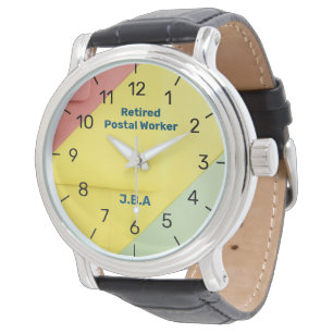 Montre Fun Retraité Postal Worker Watch Personnaliser le 