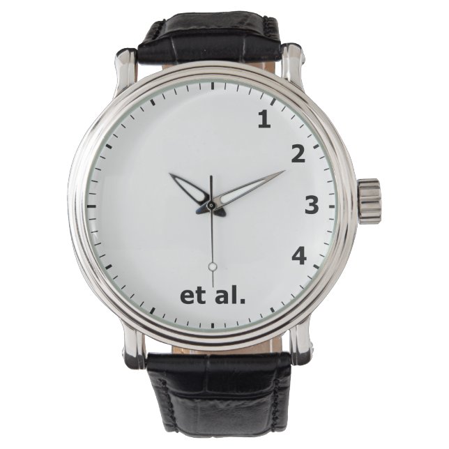 Montre Funky 1 2 3 4 et al Horloge - Science Research Lab (devant)