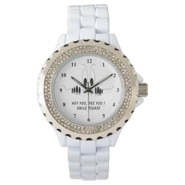 Montre Funky Watch Curiosity Eyes - Smile (devant)