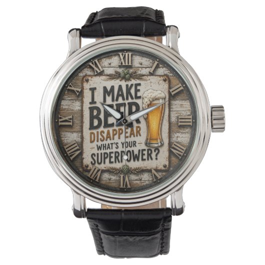 Montre Funny Beer (devant)