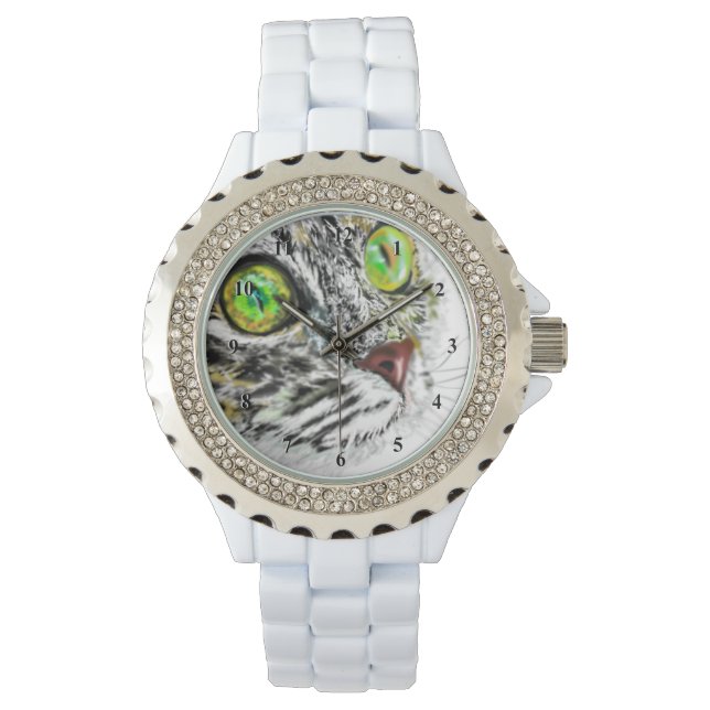 Montre Funny Cat Watch (devant)