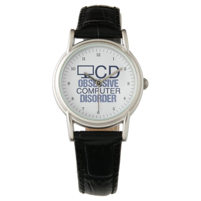 Montre Funny Geek informatique (devant)