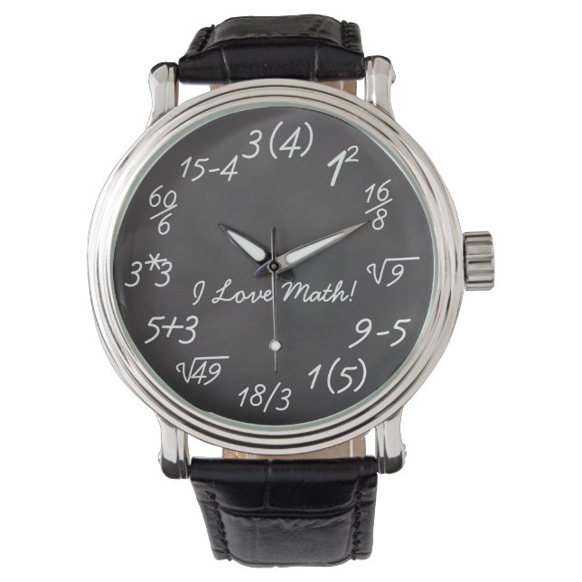 Montre Funny Math Geek (devant)