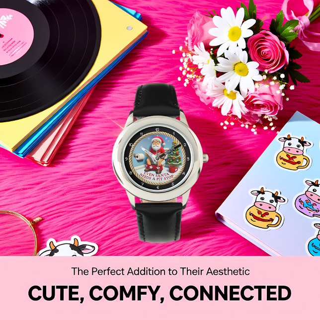 Montre Funny Santa Pit Stop Toilet  (Créateur téléchargé)