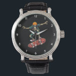 Montre Funny Skeleton Skateboard vintage Skateboard<br><div class="desc">Funny Skeleton Skateboard vintage Skateboard Watch</div>