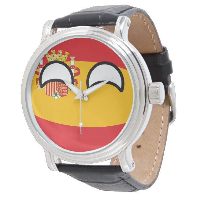 Montre Funny Trending Geeky Espagne Country (Incliné)