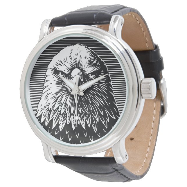 Montre Furieuse Fureur : Le Regard Puissant d'un Aigle (Incliné)