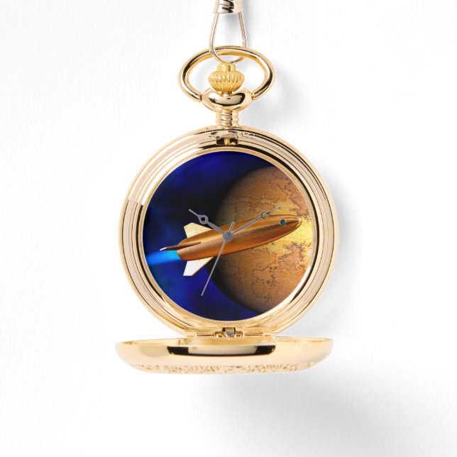 Montre fusée vintage (Recto)