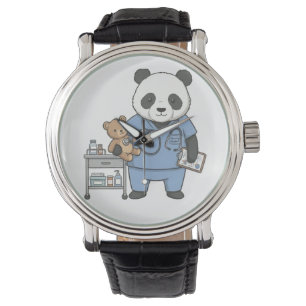 Montre Futur infirmier Panda : adorable étudiant en médec