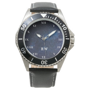 Montre Galaxie Galactique Espace Extérieur Nebula Marine
