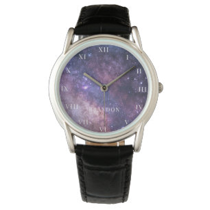Montre Galaxie Galactique Espace Extérieur Nebula Marine