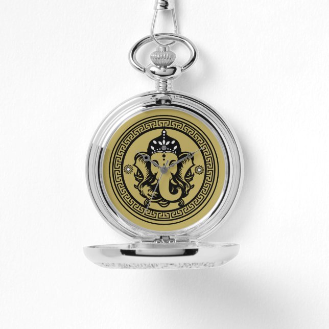 Montre Ganesha Themed Hindu Art Print (Recto)