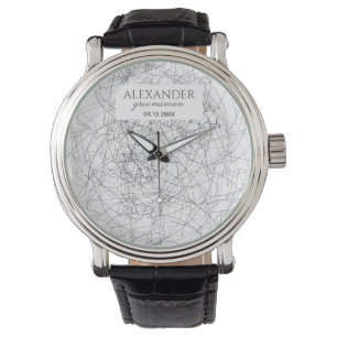 Montre Garçon d'honneur Monogramme Moderne