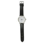 Montre Garçon d'honneur Monogramme Moderne (Plat)