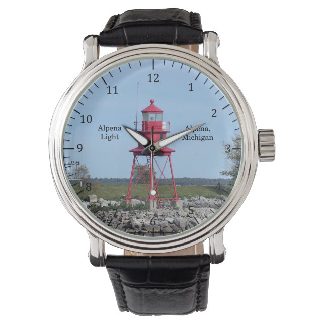 Montre garde du phare d'Alpena (devant)