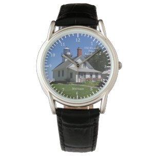 Montre garde du phare d'Old Mission Point