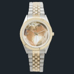 Montre Garde photo de mariage personnalisé<br><div class="desc">Custom Wedding Photo Keepsaké Watch est une excellente idée de cadeau à se souvenir pendant des années.Facilement,  remplacez la photo du modèle carré par votre propre photo de mariage sélectionné pour faire un cadeau mariage unique.</div>