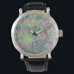 Montre Garden à Giverny by Claude Monet<br><div class="desc">Claude Monet - Garden à Giverny. Beautiful impressionism painting of a garden in Giverny by Claude Monet.</div>