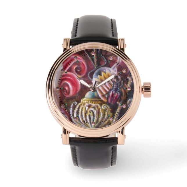 Montre GARDEN OF MELISSA / Magic Flowers With Scarab (Recto)
