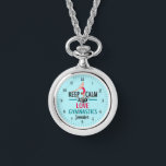 Montre Gardez le calme Amour Gymnastique Belle Gymnaste<br><div class="desc">Funny Keep Calm and Love Gymnastique veille pour un entraîneur de gymnastique à offrir à ses filles sur son équipe de compétition avant une compétition tumultueuse. Un joli bracelet gymnaste présent.</div>
