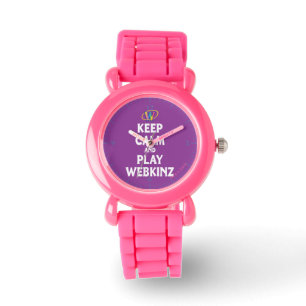 Montre Gardez le calme et le jeu Webkinz