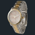 Montre Garnet Weft<br><div class="desc">Garnet Weft III par Juin Erica Vess. Fait dans une couleur pêche, ce design ressemble à l'apparence d'un tissu en détresse.</div>