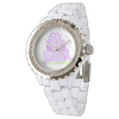 Montre Gâteau mauve (Incliné)
