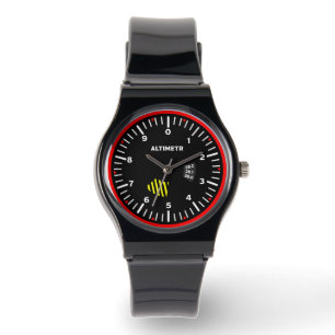 Montre Geek de l'aviation pilote Altimeter