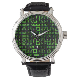 Montre Geek Watch #2 Digital Ones et Zeroes Binary