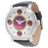 Montre GEM STONE NUMÉRIQUE or rose amethist (Incliné)