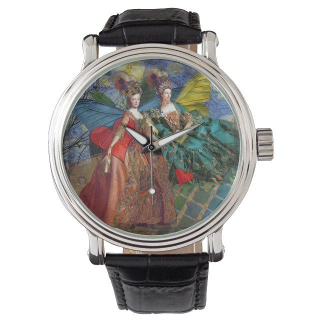 Montre Gemini gothique classique femme papillon Whimsical (devant)