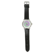 Montre Geometric Purple and Green (Plat)