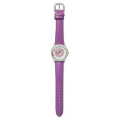 Montre Gerbera Daisy Flower Girl rose (Plat)