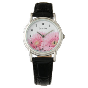 Montre Gerbera Rose Daisies Élégante Photographie