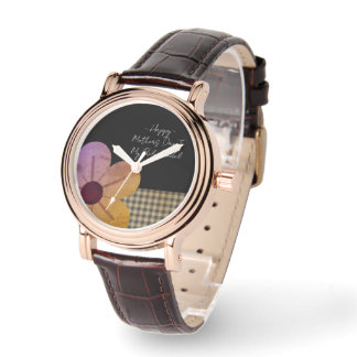 Montre Gift For Mom, Happy Mothers Day,Flower Art