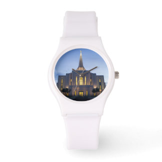 Montre Gilbert Arizona LDS Temple Blanc Silicon Watch