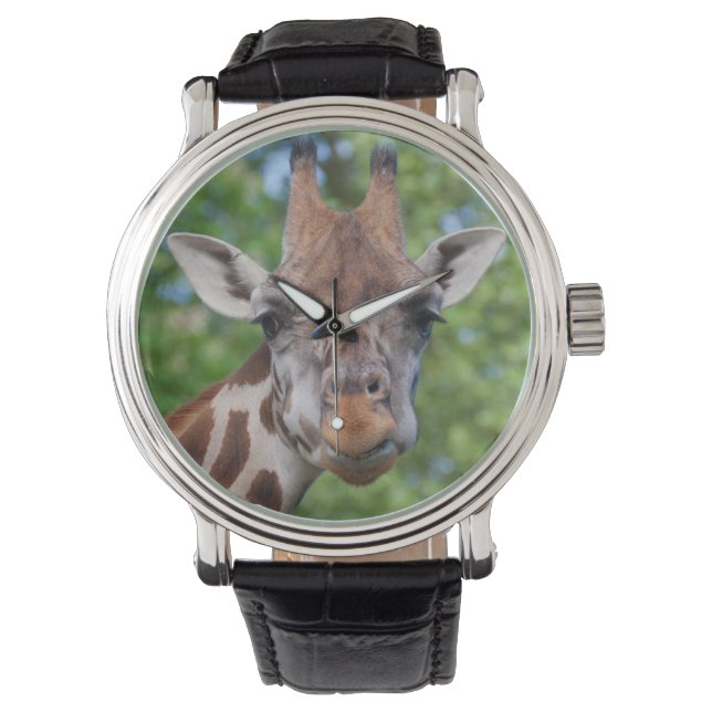 Montre Girafe attentive (devant)