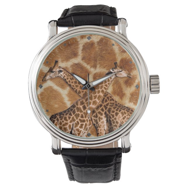 Montre Giraffe 1A Options de surveillance et de numéros (devant)