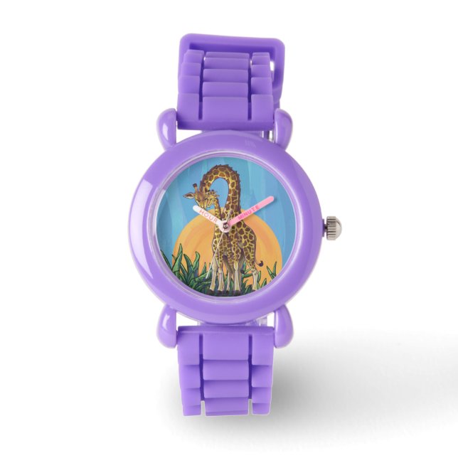 Montre Giraffe maman et bébé (Recto)