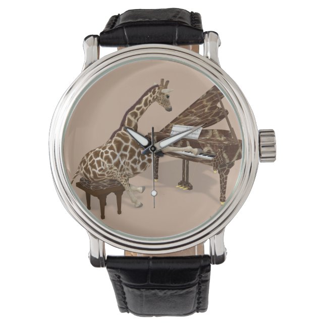 Montre Giraffe Musicale Jouer Grand Piano (devant)