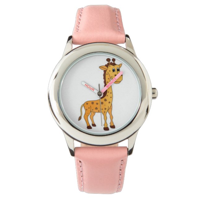 Montre Giraffe pour enfants mignonne (devant)