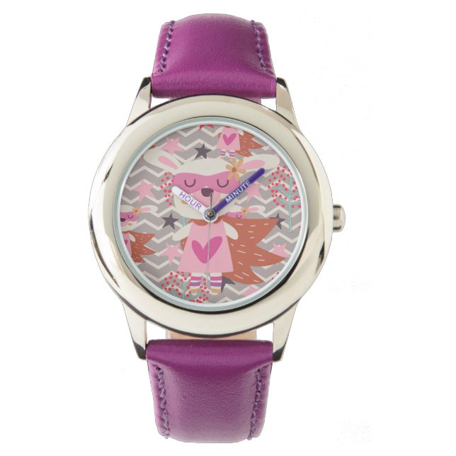 Montre Girl Superhero Bunny (devant)
