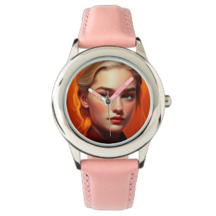 Montre Girl with blue eyes
