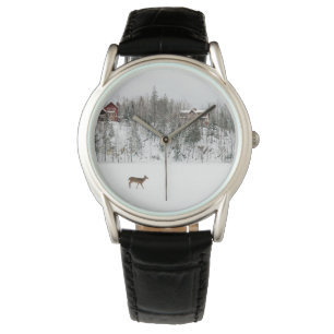 Montre Glace et neige Cerf en Neige Québec, Canada