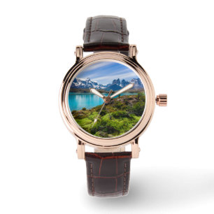 Montre Glace et neige Lac Pehoe, Patagonie, Chili