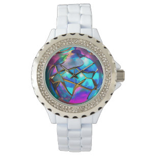 Montre Globe de l'Iridescente spatiale