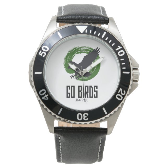 Montre Go Birds Japanese Style Watch (devant)