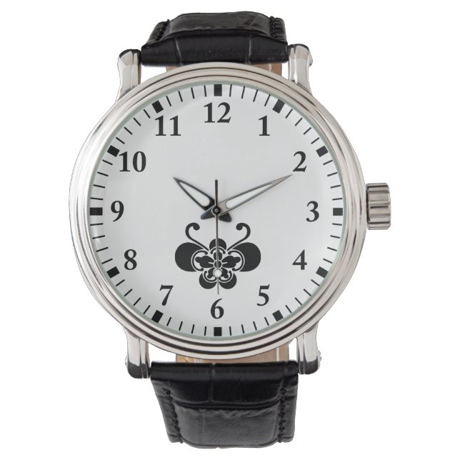 Montre Goka en forme de papillon (devant)