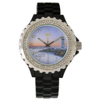 Montre Gold Christian Faith croise avec Où je vais aujour